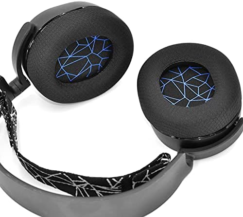 Upgrade Your Gaming Comfort with Premium Replacement Ear Pads for Steel Series Arctis 3/5/7/9 – Ideal Noise Isolation & Enhanced Sound Quality, Stylish Black & Gray Design for Extended Play Sessions