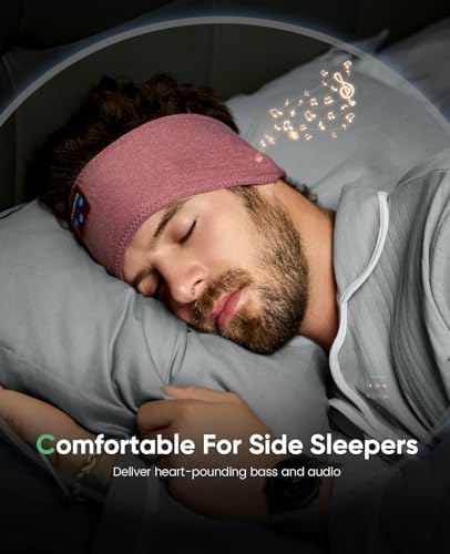 Perytong Wireless Bluetooth Sports Headband Headphones – Ultimate Comfort & Crystal-Clear Sound for Sleep, Yoga & Jogging – Perfect for Insomnia Relief, Meditation, and Easy Device Pairing