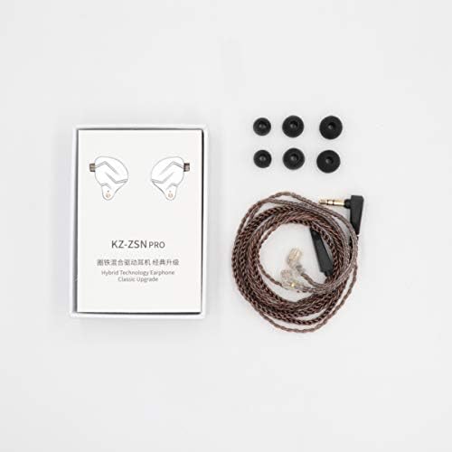 Elevate Your Listening Experience with Linsoul KZ ZSN Pro Dual Driver In-Ear Monitors – Premium 1 BA + 1 DD Hybrid Earbuds with Durable Zinc Alloy Design and Detachable 2-Pin Cable for Hi-Fi Sound Quality and Enhanced Device Compatibility, Perfect for Audiophiles and Casual Listeners Alike