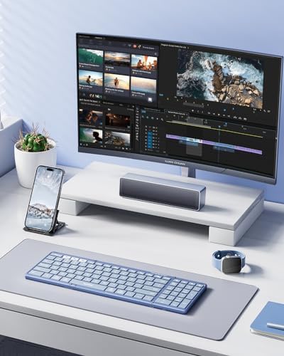 Samsers Wireless Foldable Bluetooth Keyboard with Numeric Keypad – Multi-Device Support for i OS, Android, Windows & Mac – Portable Travel-Friendly Design in Premium PU Leather, Effortless Typing Anywhere!