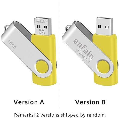 Enfain 10-Pack Red USB Flash Drives 16 GB – High-Speed USB 2.0 Memory Sticks with LED Indicator & 12 Labels for Easy Organization – Reliable & Portable Data Storage Solution for Professionals and Students