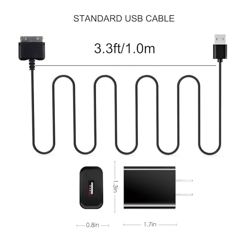 Rapid Charge 5 V Power Adapter for Barnes & Noble Nook HD & HD Plus Tablets – BNTV400 BNTV600 USB Cable Included for Optimal Compatibility – Lightweight and Portable Design for On-the-Go Convenience – Maximize Your Reading Time with Efficient Charging Solutions