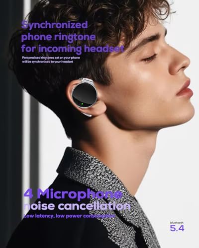 Elevate Your Audio Adventure with MICOOL On Ear Bluetooth Headphones – Sport-Ready Noise Cancelling Headset Featuring Four Microphones, Ultra-Lightweight Clip-On Comfort, and All-Day Battery Life for Dynamic Lifestyles – Perfect for Fitness, Commuting, and Everyday Use