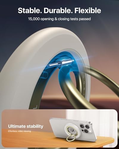 Revolutionize Your Phone Handling with the 2025 Sability Max Magnetic Grip – Unmatched Dual-Sided Magnet and Rotating Ring Design for Mag Safe i Phone 16 Pro Max, 15, 14, 13, 12 & Samsung S25 – Essential Gym Accessory in Chic Grey for Effortless One-Handed Operation and Versatile Device Compatibility
