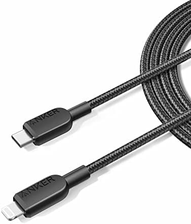 Anker 310 MFi Certified 6 FT USB C to Lightning Cable (2-Pack) – Premium Fast Charging Solution for i Phone 14 and More – Durable, High-Speed Performance for Seamless Connectivity and Extended Reach – Perfect for Home, Office, and On-the-Go Use