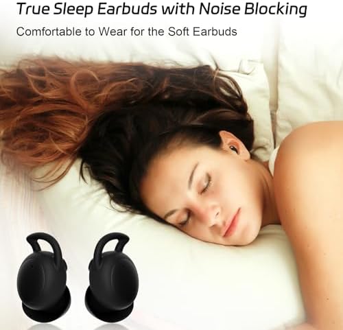 Discover Unmatched Comfort with Bluetooth 5.4 Invisible Sleep Headphones – Perfectly Designed for Side Sleepers, Featuring Advanced Noise Blocking, IPX6 Waterproof Durability, and Lightweight Mini Earbuds Ideal for Sleep, Meditation, and Active Workouts – Elevate Your Relaxation Experience Today!