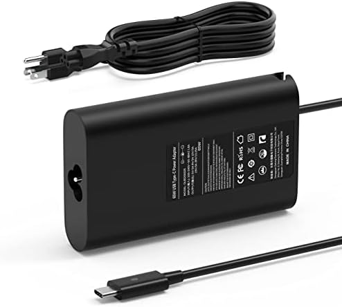 High-Performance 65 W USB-C Laptop Charger for Dell Chromebooks – Fast, Reliable Power Supply for Models 3100, 3300, 3380, 3400, 3500, 5190, 5300, 5400, 7200, 7300 – Compact & Travel-Friendly Design with Advanced Safety Features – Perfect for On-the-Go Professionals and Students – CE, FCC, and Ro HS Certified for Ultimate Peace of Mind – 24/7 Customer Support and 12-Month Warranty for Hassle-Free Experience