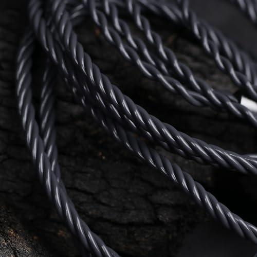 Elevate Your Sound Quality with Tripowin Grace Silver-Plated OFC Detachable Earphone Cable – Tangle-Free 0.78 mm 2-Pin & MMCX Compatibility, Built-in Microphone for Effortless Smart Controls, Ideal for Discerning Audiophiles and Music Enthusiasts