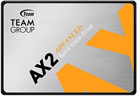 Boost Your Computer’s Speed with TEAMGROUP AX2 1 TB SATA III SSD – Unleash Lightning-Fast 540 MB/s Data Transfer for Ultimate Performance in Laptops & Desktops, Enhanced Durability with 3 D NAND TLC Technology for Reliable Storage Solutions