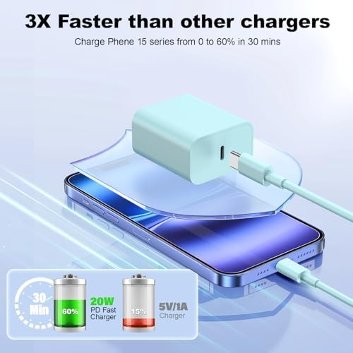 Ultimate Fast Charging Kit for i Phone 16 & Samsung Galaxy – 10 FT USB-C Charger Cable with High-Speed Type C Block – Universal Compatibility for i Phone 16/15/Plus/Pro/Pro Max & Samsung S24/S23/S22/S21 – Reliable, Durable, and Efficient Charging Solution for All Your Devices
