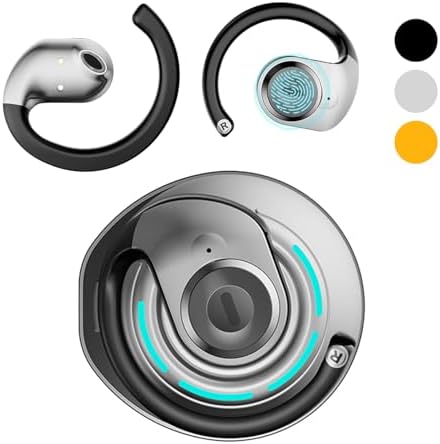 Premium Bluetooth 5.3 Waterproof Earbuds – Ergonomic Noise Cancelling Wireless Headphones for Gaming and Sports – Ultimate Comfort with Built-in Microphone for Crisp Calls and Dynamic Audio Performance