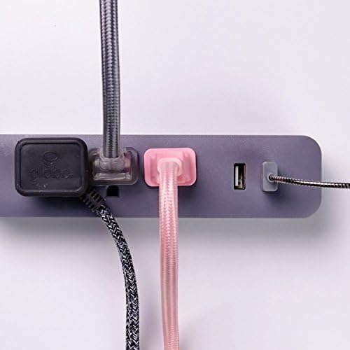 Globe Electric Designer Series 3-Outlet Power Strip in Chic Rose Finish – Stylish Surge Protector with Enhanced Compatibility and Fast Charging for Modern Homes and Offices