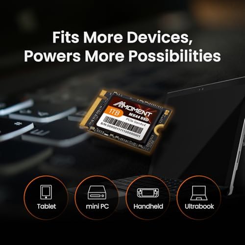 MMOMENT MT34 1 TB PCIe Gen3 NVMe M.2 2280 SSD – Supercharge Your Laptop and Desktop Performance with Blazing Fast 2000 MB/s Read Speeds for Gaming, Video Editing, and Efficient Data Management | Upgrade Your Storage Experience with Enhanced Compatibility and Reliability