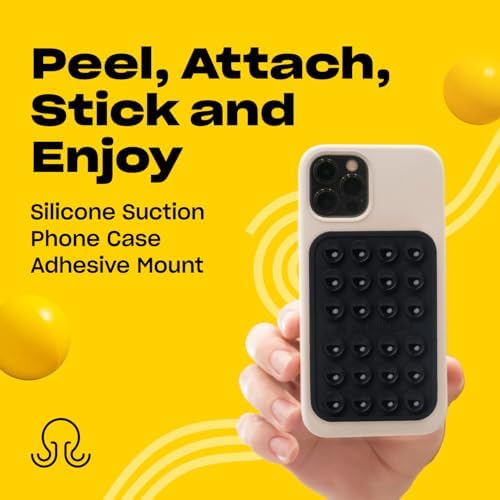 Ultimate Stability Turquoise Silicone Suction Phone Holder – Hands-Free Mount for i Phone & Android – Compact 2.6″ x 3.9″ Design – Elevate Your Selfies and Videos with Superior Grip and Versatile Functionality – Essential Content Creation Accessory for Effortless Capturing and Live Streaming