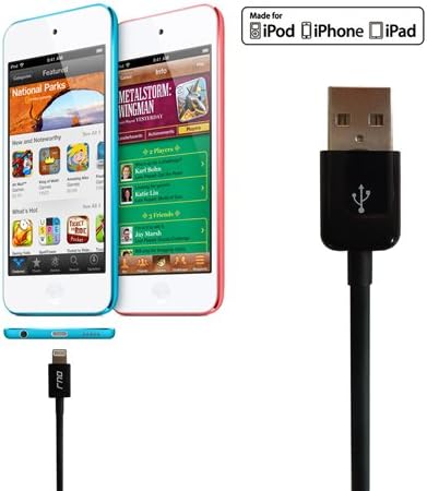 RND MFi Certified 1.5 FT Lightning to USB Cable for i Phone, i Pad & i Pod – Optimal Fast Charging & Data Sync Accessory for i Phone X Series, 8, 7, 6 Models – Durable & Portable Black Design for Everyday Use
