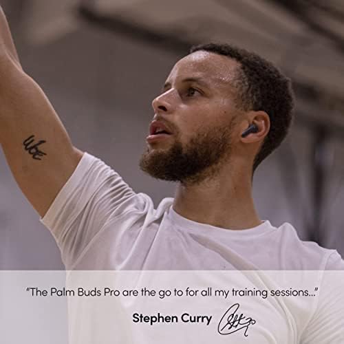 Experience the Future of Sound with Palm Buds Pro – Ultra-Lightweight True Wireless Earbuds Featuring Advanced Hybrid Active Noise Cancellation, Deep Bass, and 6-Microphone Clarity – IPX4 Water Resistant for Active Lifestyles – Enjoy Over 24 Hours of Playtime with Bluetooth 5 Connectivity for Seamless Compatibility and Speed – Perfect for Music Lovers and Professionals Alike