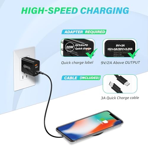 MEGACOM 15 W Magnetic Wireless Charging Pad – Fast, Efficient Charger for i Phone 15/14 & Samsung Galaxy S22/S21/S20 – Portable USB-C Compatible Solution for Seamless Power-Up – Sleek Black Design for Home & Travel Use
