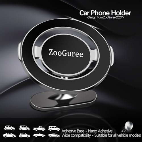 Revolutionary Mag Safe Car Phone Holder – 360° Rotatable Magnetic Mount with 20+ Super Strong Magnets for Unmatched Stability – Seamless Compatibility with i Phone 15/14/13/12 Pro Max/Plus/Mini – Effortless Adjustability & Tool-Free Installation for Any Smartphone