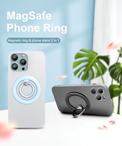 Tron Magnetic Ring Holder: Ultimate Mag Safe Grip for i Phone 16, 15 Pro, 14 Plus, 13, 12 Pro Max – One-Handed Convenience with Robust Magnetic Security – Sleek Black Design for Everyday Use – Lightweight & Effortless Installation for On-the-Go Lifestyle – Durable Smartphone Accessory for Enhanced Usability