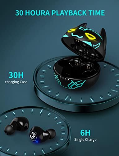 Charming Bluetooth Earbuds for Kids – Waterproof Noise-Cancelling In-Ear Headphones with Adorable Pig and Cat Designs – Comfortable Stereo Sound Perfect for Young Music Lovers and Learning – Durable, Easy-to-Clean Wireless Headset with Broad Device Compatibility – Engage Your Child’s Audio Experience with Fun and Functionality