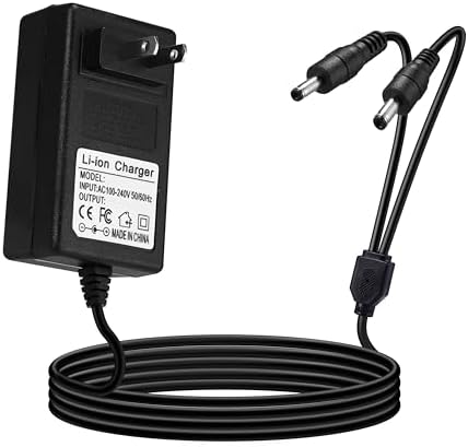 Recharge Your Winter Gear: Fast-Charging 7.4 V AC/DC Li-ion Battery Charger for Snow Deer Heated Gloves, Socks, and Hats – Essential Power Solution for Cold Weather Comfort and Safety