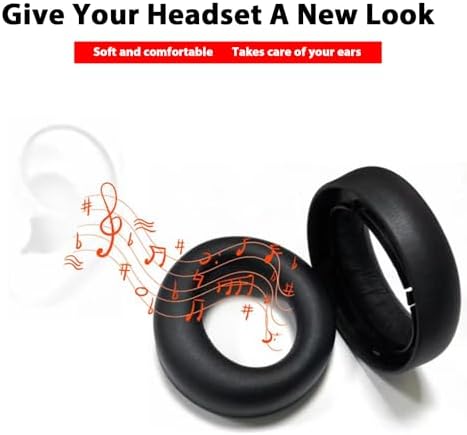 Elevate Your PS5 Gaming with Premium Memory Foam Ear Pads – Noise-Isolating Replacement Cushions for Sony Pulse 3 D Wireless Headset – Soft Mesh Fabric for Unmatched Comfort & Long-Lasting Durability – Black Finish for Seamless Style