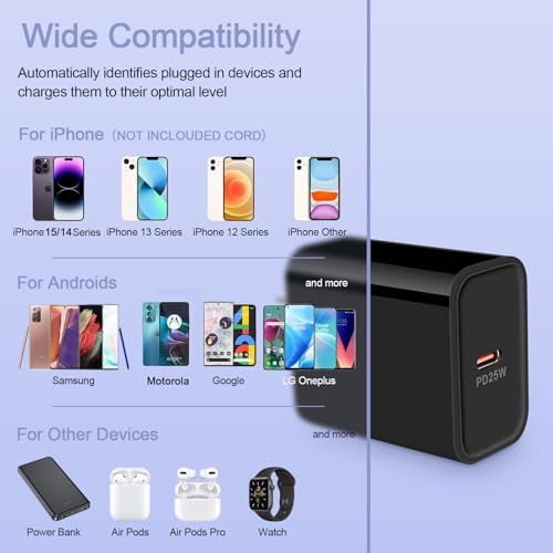 Fast Wireless Charging Dock for Motorola & Samsung Devices – 15 W Wireless Charger with QC 3.0 Adapter, Sleek Design for Edge 60, Edge 2024, Moto G Power 2025, Samsung S25 Series – Compact Phone Charging Solution for Home, Office, and Travel – Intelligent Safety Features to Prevent Overheating and Overcharging – Elevate Your Charging Experience with Enhanced Compatibility and Speed