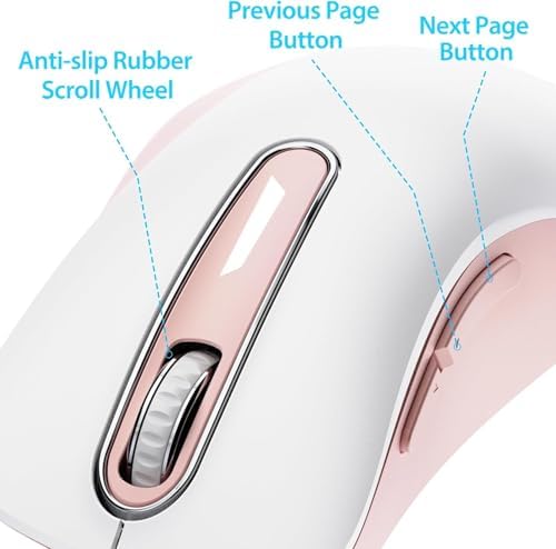 Upgrade Your Workflow with the Memzuoix 2.4 G Wireless Mouse – Ergonomic and Portable 1400 DPI USB Mouse for Laptop, PC & Desktop | 5 Customizable Buttons for Ultimate Control | Ideal for Professionals and Casual Users Alike