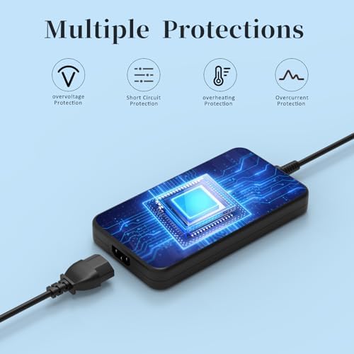 High-Performance 135 W HP Spectre X360 Laptop Charger – Compatible with HP Omen, Pavilion, & ZBook Series – Fast Charging, Enhanced Safety Features, Ideal for Students & Professionals – Reliable Power Adapter with 110-240 V Input, 19.5 V Output – Perfect Replacement for TPN-DA11, L15534-001, and More