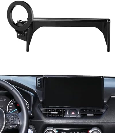 Upgrade Your Toyota Tundra or Sequoia Driving Experience with the 360° Rotating Mag Safe Phone Holder – Premium Dashboard Mount Designed for 2020-2025 Models, Ensures Safety, Accessibility, and Sleek Aesthetics Without Air Vent Obstruction