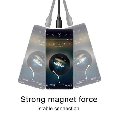 N. NETDOT Gen10 Magnetic Charging Cable – 2-in-1 Nylon Braided Fast Charger for USB-C & Micro-USB Devices (3-Pack: 1 ft, 3.3 ft, 5 ft) – Effortless Connectivity & Enhanced Durability for Quick Power-Up