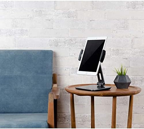 KABCON Adjustable Multi-Angle Aluminum Tablet Stand – Premium Dock for 4”-14” Devices Including i Pad, Samsung Galaxy, and Kindle Fire – Experience Ultimate Comfort with Hands-Free Viewing and Enhanced Productivity