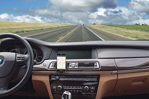 Scosche UH2WDEXCLN Universal Hands Free Phone Mount for Car Windshield/Dashboard, Suction Cup Cell Phone Holder with 360° Rotation, Includes Screen Cleaner, Stand Compatible with iPhone and Android – Enhanced Compatibility and Speed