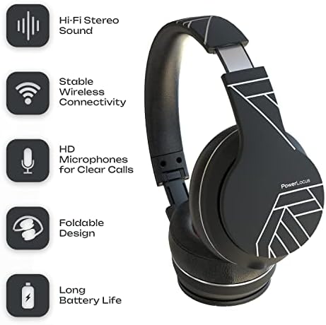 Discover the Ultimate Wireless Over-Ear Bluetooth Headphones with 50-Hour Playtime – Immerse Yourself in Hi-Fi Sound and Rich Deep Bass, Perfect for On-the-Go Music Lovers, Lightweight and Foldable for Easy Travel, Seamless Compatibility with Smartphones and PCs