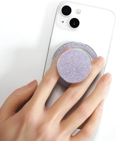 Chic Pink Glitter Phone Grip & Stand – Stylish Mag Safe-Compatible Accessory for Ultimate Security and Hands-Free Convenience – Ergonomic Design for Effortless Multitasking and Enhanced Device Protection