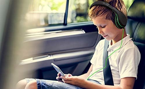 Vibrant Pink Over-Ear Headphones for Kids – Comfortable and Durable Wired Earphones with Safe Volume Control – Tangle-Free Design Ideal for Music, Movies, and Travel Adventures – Perfect Audio Companion for Young Listeners