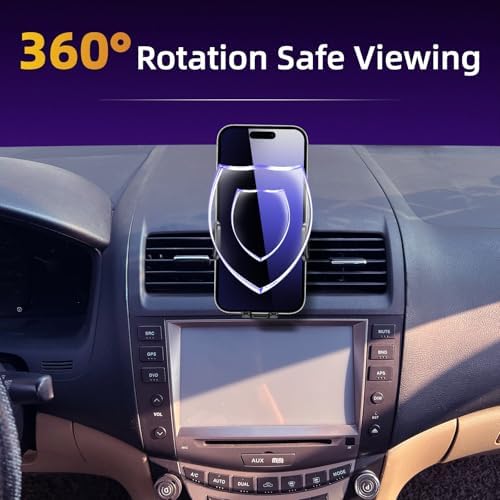 Premium Adjustable Car Phone Holder for Volvo XC90 (2016-2024) & XC90 Hybrid – Secure Fit for 4-7 Inch Devices, Effortless Installation, Enhanced Compatibility for Navigation & Calls, Perfect Auto Accessory for Safety & Convenience