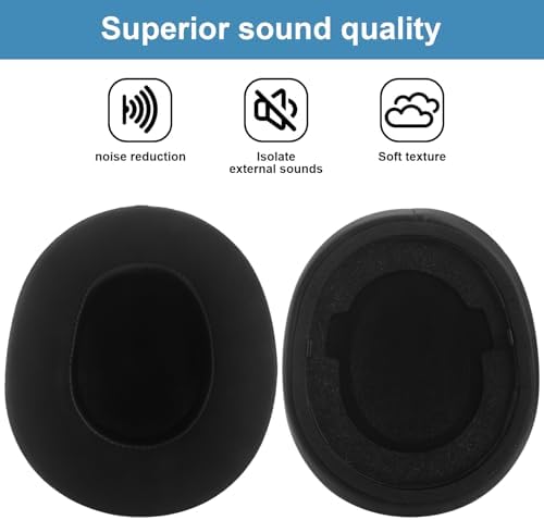 Upgrade Your Arctis Nova Pro Wireless Headphones with Premium Cooling-Gel Earpads – Experience Unmatched Comfort and Noise Isolation with Enhanced Thickness for Extended Listening Sessions – Perfect Fit and Easy Installation for Audiophiles and Gamers