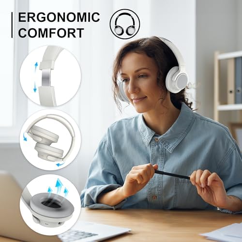 Unleash Premium Sound with Soul Emotion Max Over-Ear Active Noise Cancelling Headphones – Stylish Blue Finish, 60-Hour Playtime, Crystal Clear Call Quality, Hi-Res Audio Performance, and Effortless Multipoint Connectivity for Travel, Fitness, and Everyday Enjoyment