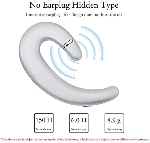 Revolutionary Ear Hook Bluetooth Wireless Headphones – Comfort-Focused Noise Cancelling Earphones with Microphone for Android & i Phone Compatibility (Red) – Effortless Connectivity, Ultimate Sound Quality, and Ergonomic Design for All-Day Wear