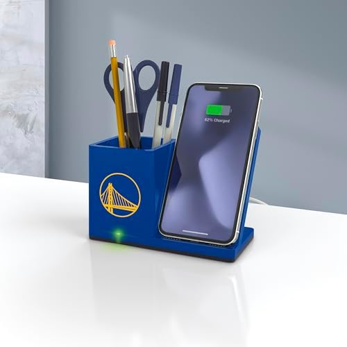SOAR Smart Wireless Charger & Stylish Desktop Organizer – Fast 10 W Charging for Qi-Enabled Devices, Clutter-Free Workspace Solution with Built-in Storage and Safety Features