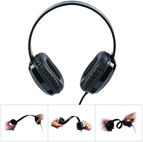 Transform Your Listening with Cyber Acoustics ACM-6005 C USB Over-Ear Headphones – Perfect for Home, Office, and Classroom Use – Enjoy Effortless Plug-and-Play Setup, Ultimate Comfort, and Noise-Canceling Clarity for Enhanced Communication and Focused Audio Experiences