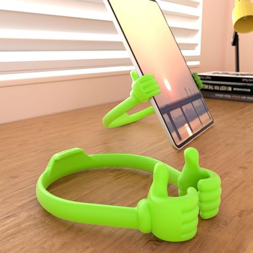 Versatile 5-Pack Honsky Multi-Angle Cell Phone and Tablet Stands – Stylish Thumbs-Up Design for Effortless Viewing – Universal Cradle for Secure Device Support at Home or Office – Ideal Black Finish Smartphone and Tablet Holder for Ultimate Convenience