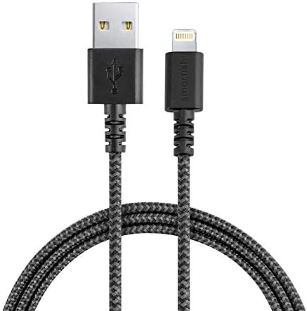 Smartish Crown Joule USB-C Charger – 6 ft Fast Charging Cable for i Phone 16 & 15 – 100 W Power Delivery – Nylon Fabric-Wrapped Cord for Android, Pixel, Galaxy, Mac Book Pro – Versatile Black Charging Solution for Instant Power-ups and Enhanced Durability