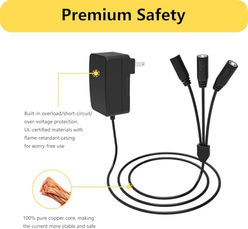 High-Efficiency 24 V Power Adapter for Philips Hue Play Light Bar – Ultimate Smart Home Energy Solution with Multi-Splitter Compatibility and Reliable LED Performance Enhancement