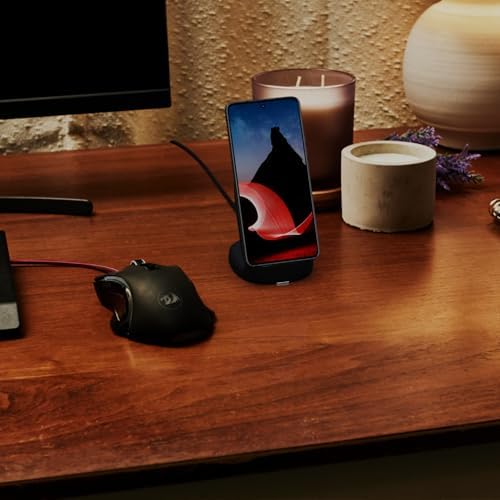 Motorola SJW202-EU 15 W Wireless Charger – Ultra-Fast Charging with Ergonomic Phone Stand for Enhanced Device Compatibility and Safety Features