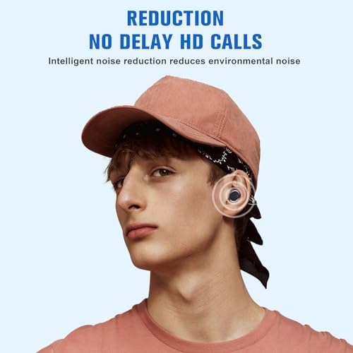 Invisible Mini Bluetooth Earbuds for Small Ears – Ultra-Discreet Wireless Headphones for Seamless Comfort at Work and Sleep – Advanced Pairing with Enhanced Device Compatibility – Ideal for Professionals Seeking Hidden Audio Solutions and All-Day Wear – Lightweight Low-Profile Design Perfect for Active Lifestyles