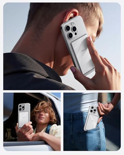 Ultra-Slim Kuulaa 10000 m Ah Mag Safe Power Bank – Fast Wireless Charger for i Phone 16/15/14/13/12 Series – Effortless Magnetic Alignment for On-the-Go Charging – High-Capacity Portable Battery Pack with LED Status Indicator