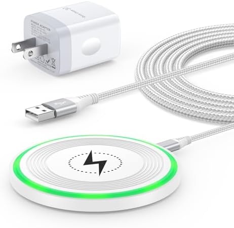 Ultra-Fast Wireless Charging Pad for Samsung Galaxy S24 Ultra, i Phone 15, and Google Pixel 8 – 15 W High-Speed Charger with QC Adapter for Effortless Power-Up and Enhanced Device Compatibility