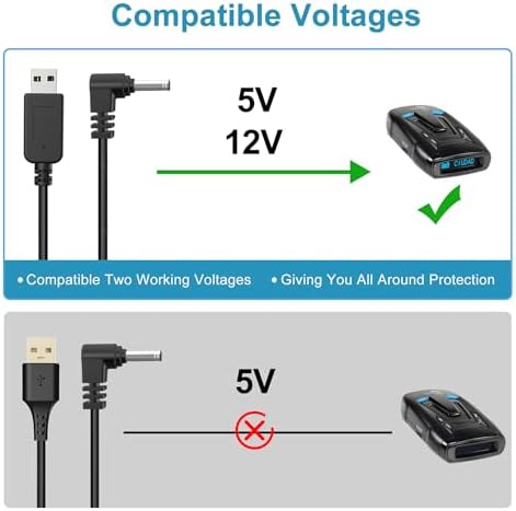 USB to RJ11 Radar Detector Power Cable – 9.84 ft Durable Accessory for Escort MAX 360, Uniden R1/R3/R4, Passport 9500 i, Radenso XP, Beltronics STI – Enhance Detection & Road Safety – Ideal for Long Trips & Daily Commutes – Reliable Plug-and-Play Solution for Optimal Performance and Peace of Mind
